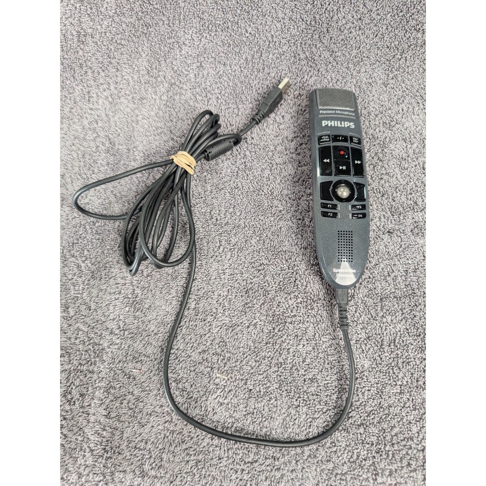 Philips SpeechMike Premium Precision USB Dictation Microphone LFH3500 Gray